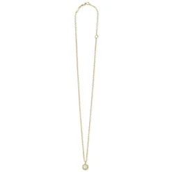 Gold<LAGOS Round Mother Of Pearl Pendant Necklace