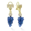 Gemstones<LAGOS Sapphire Diamond Drop Earrings