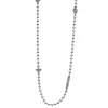 Chains<LAGOS Silver Caviar Beaded Necklace