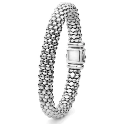 Caviar Bracelets<LAGOS Silver Caviar Bracelet | 9Mm