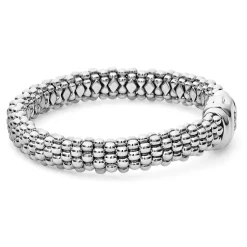 Caviar Bracelets<LAGOS Silver Caviar Bracelet | 9Mm