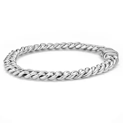 Bracelets<LAGOS Silver Curb Chain Bracelet | 8Mm