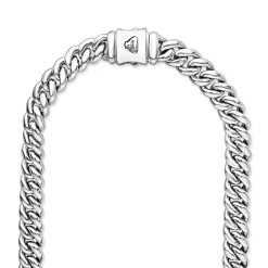 Necklaces & Chains<LAGOS Silver Curb Chain Necklace | 8Mm