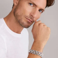 Bracelets<LAGOS Silver Curb Link Bracelet | 19Mm