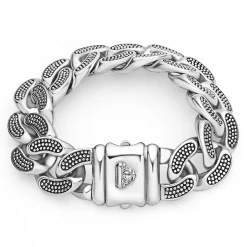 Bracelets<LAGOS Silver Curb Link Bracelet | 19Mm