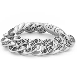 Bracelets<LAGOS Silver Curb Link Bracelet | 19Mm