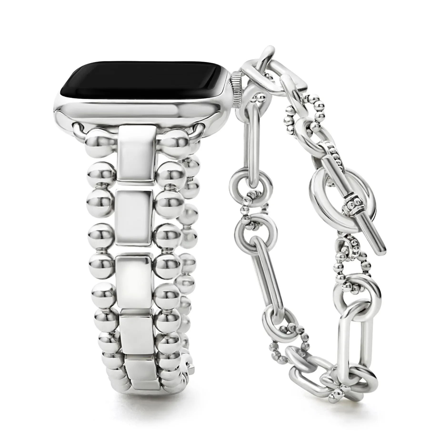 Watch Bracelets<LAGOS Silver Smart Caviar Link Gift Set