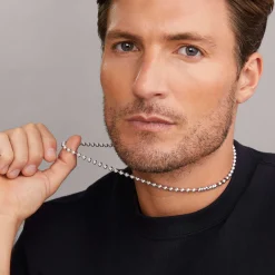 Necklaces & Chains<LAGOS Silver Station Caviar Beaded Necklace