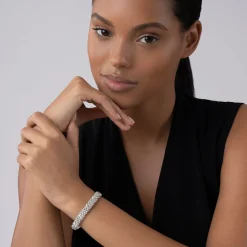 Silver<LAGOS Silver Station Caviar Bracelet | 9Mm