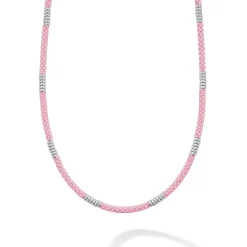 Silver<LAGOS Silver Station Ceramic Beaded Necklace | 3Mm
