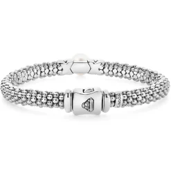 Pearl<LAGOS Silver X Pearl Caviar Bracelet | 6Mm