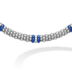 Diamonds<LAGOS Single Station Diamond Caviar Necklace
