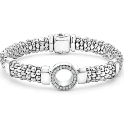 Diamonds<LAGOS Single Station Diamond Circle Caviar Bracelet | 9Mm