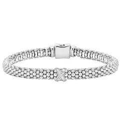 Diamonds<LAGOS Single Station X Silver Diamond Bracelet | 6Mm