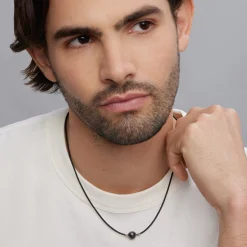 Necklaces & Chains<LAGOS Single Tahitian Black Pearl Necklace