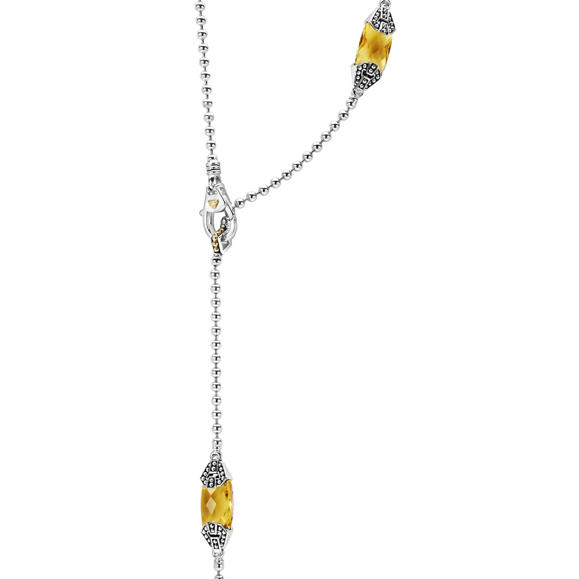 Gemstones<LAGOS Six Station Citrine Necklace