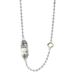 Gemstones<LAGOS Six Station Prasiolite Necklace