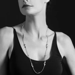 Gemstones<LAGOS Six Station Smokey Quartz Necklace