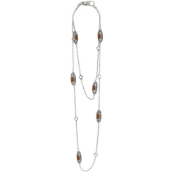 Gemstones<LAGOS Six Station Smokey Quartz Necklace