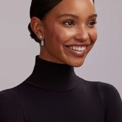 Silver<LAGOS Small Caviar Drop Earring Backs