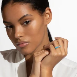 Diamonds<LAGOS Small Ceramic Diamond Stacking Ring