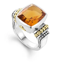 Gemstones<LAGOS Small Citrine Statement Ring