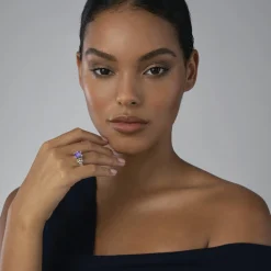 Gemstones<LAGOS Small Emerald-Cut Amethyst Ring