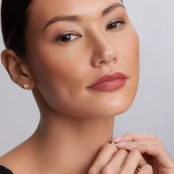 Gold<LAGOS Small 18K Gold Love Knot Stud Earrings