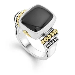 Gemstones<LAGOS Small Onyx Statement Ring