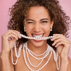 Caviar Necklaces<LAGOS Small Pearl Necklace