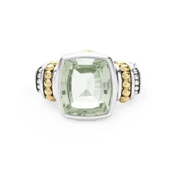 Gemstones<LAGOS Small Prasiolite Statement Ring
