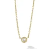 Gold<LAGOS Small Rose Cut Diamond Necklace