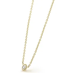 Gold<LAGOS Small Rose Cut Diamond Necklace