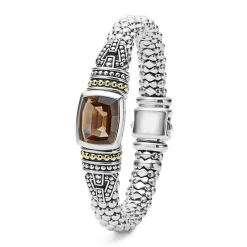 Gemstones<LAGOS Smokey Quartz Caviar Bracelet | 9Mm