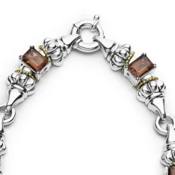 Gemstones<LAGOS Smokey Quartz Caviar Necklace