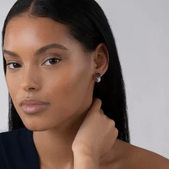 Gemstones<LAGOS Smokey Quartz Huggie Earring