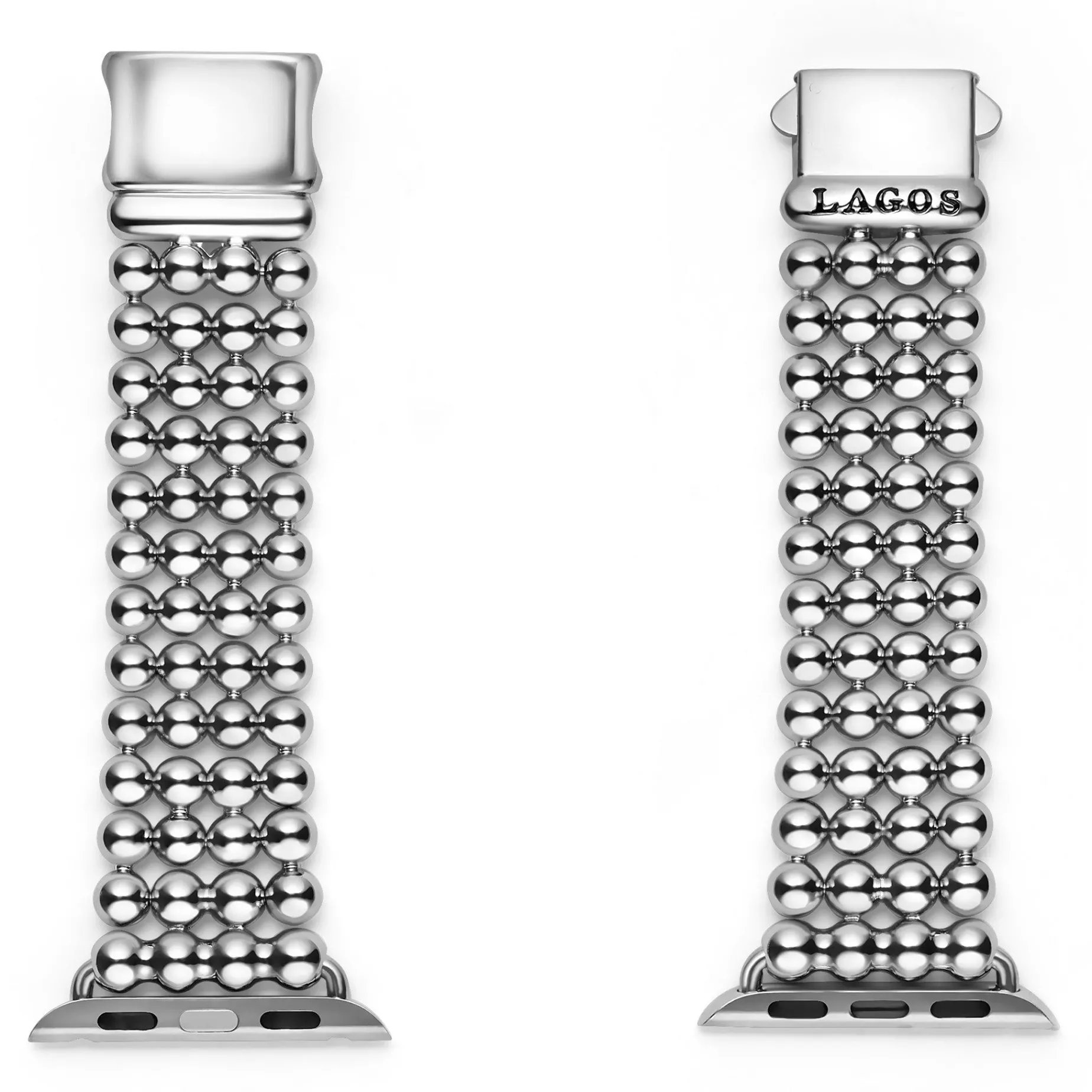 Watch Bracelets<LAGOS Stainless Steel Infinite Caviar Beaded Watch Bracelet - 38-45Mm