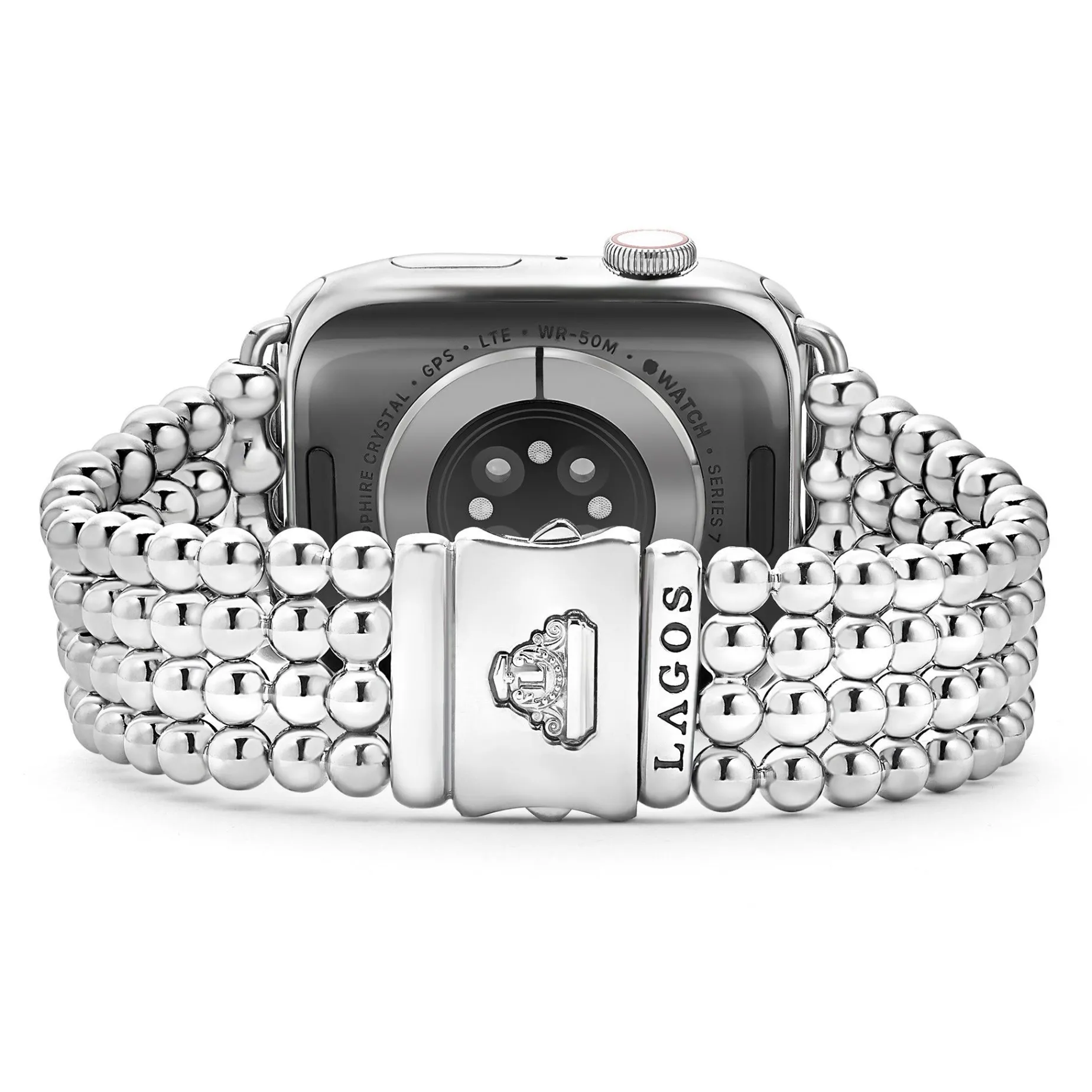 Watch Bracelets<LAGOS Stainless Steel Infinite Caviar Beaded Watch Bracelet - 42Mm-49Mm