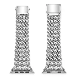 Watch Bracelets<LAGOS Stainless Steel Infinite Caviar Beaded Watch Bracelet - 42Mm-49Mm