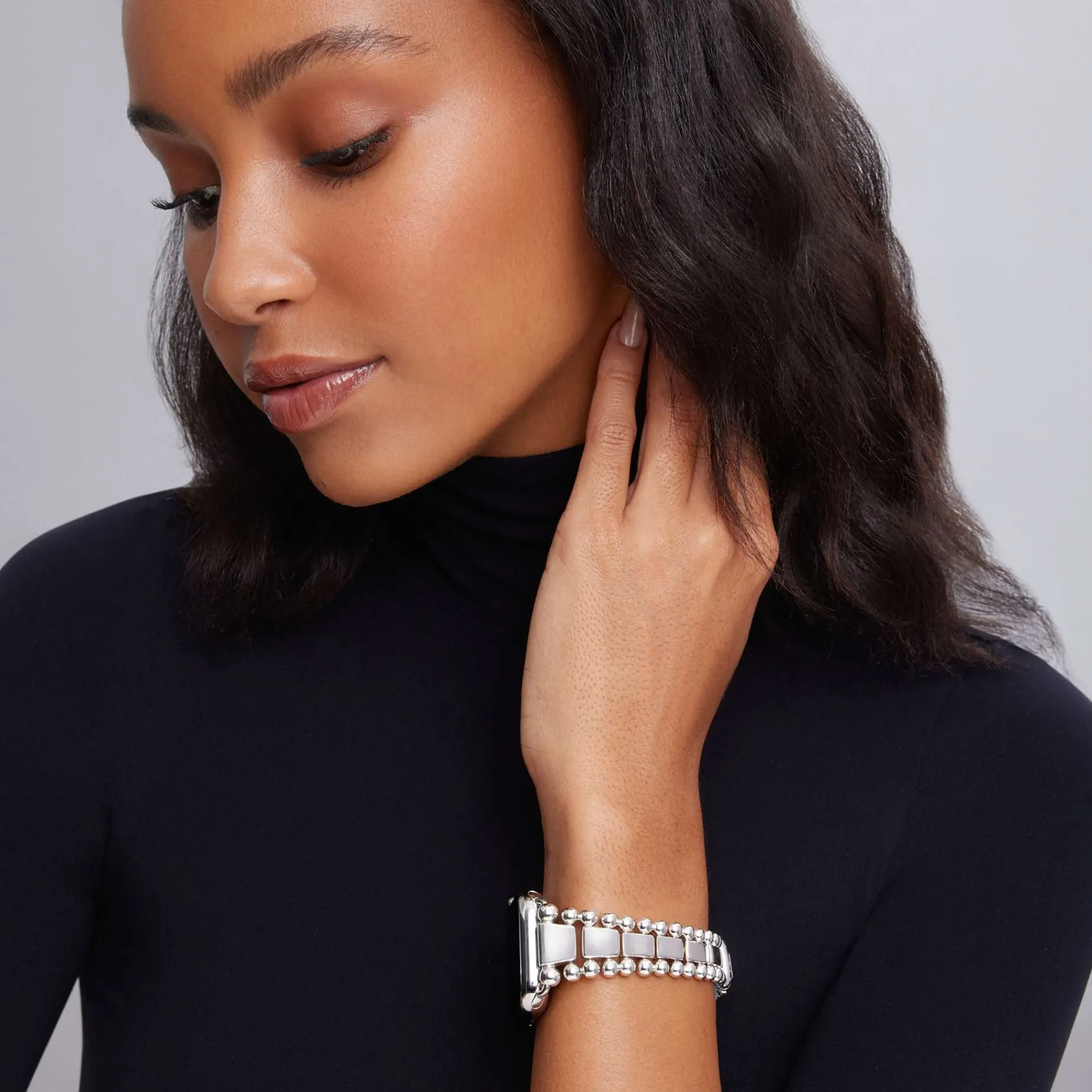 Watch Bracelets<LAGOS Sterling Silver Watch Bracelet-42-49Mm