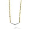 Gold<LAGOS Superfine Diamond Station Necklace