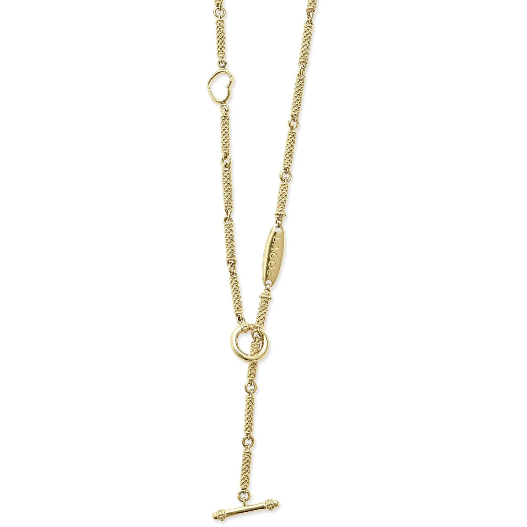Gold<LAGOS Superfine Diamond Station Necklace