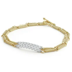 Diamonds<LAGOS Superfine Double Link Diamond Bracelet