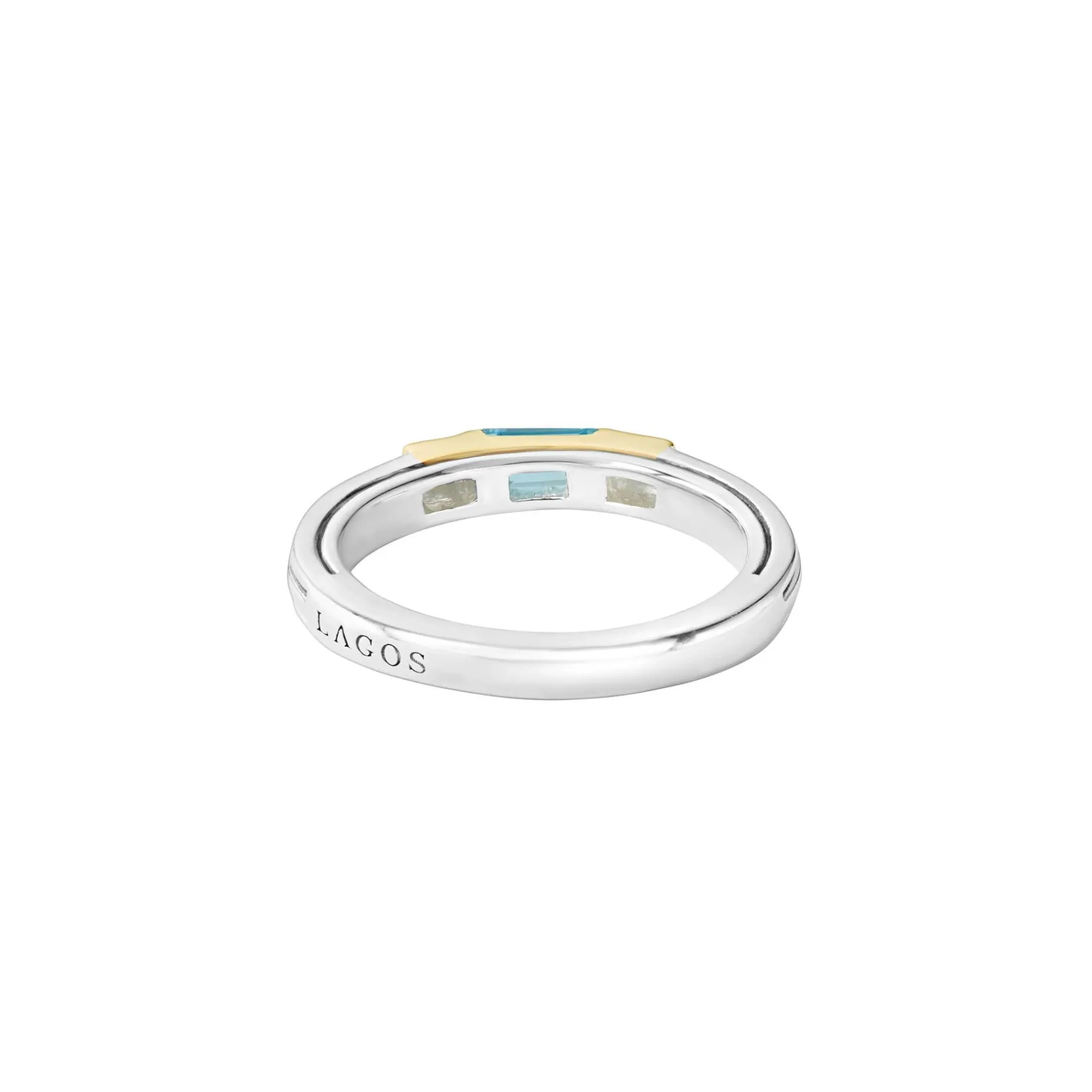 Diamonds<LAGOS Swiss Blue Topaz And Diamond Stacking Ring