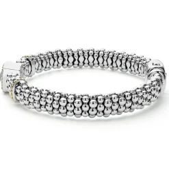 Gemstones<LAGOS Swiss Blue Topaz Caviar Bracelet | 9Mm