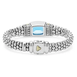 Gemstones<LAGOS Swiss Blue Topaz Caviar Bracelet | 9Mm