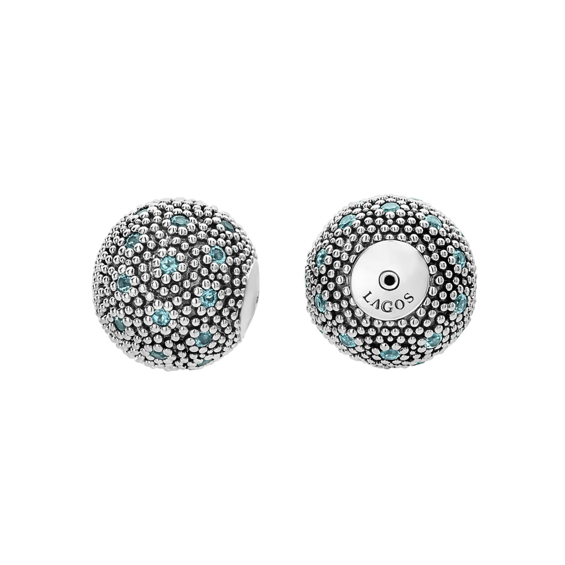 Gemstones<LAGOS Swiss Blue Topaz Earring Backs