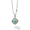 Gemstones<LAGOS Swiss Blue Topaz Pendant Necklace