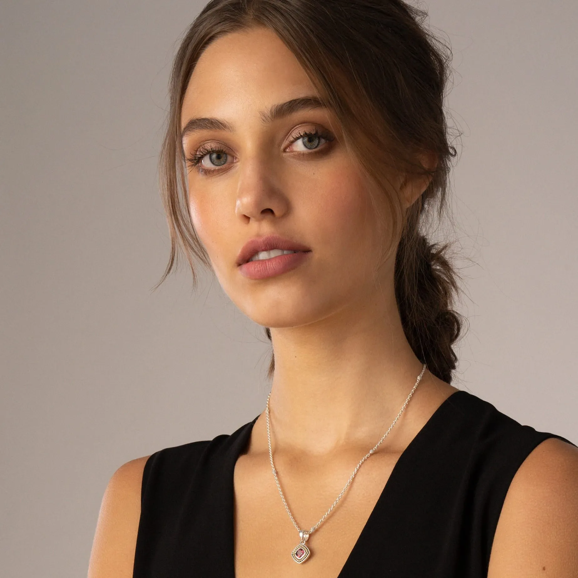 Gemstones<LAGOS Swiss Blue Topaz Pendant Necklace