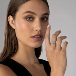 Gemstones<LAGOS Swiss Blue Topaz Ring